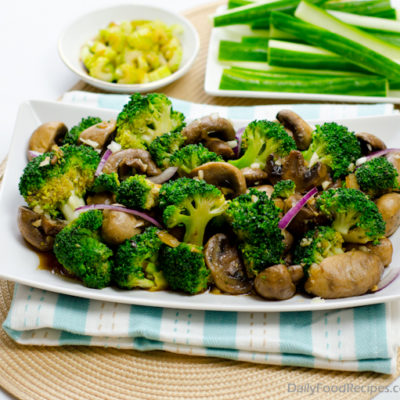 Broccoli & Mushroom Stir Fry