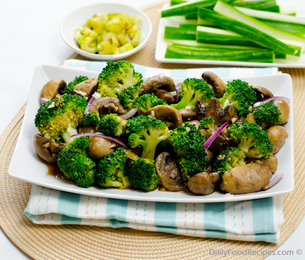 Broccoli & Mushroom Stir Fry