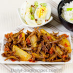 Sri Lankan Dried Sprats Stir Fry (Haal Masso Thel Dhala)