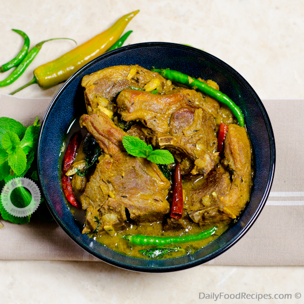 Mint Lamb Curry