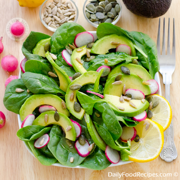 Spinach And Avocado Salad