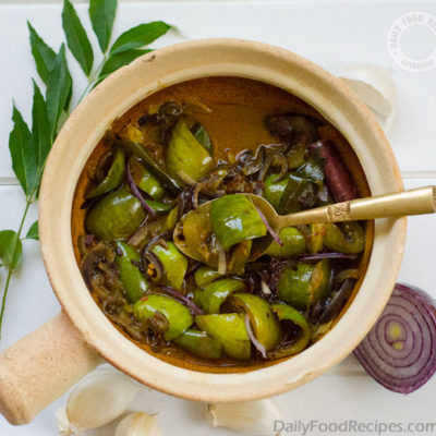 Sri Lankan Ela Batu Curry (Thalana Batu Curry / Thai eggplant curry)