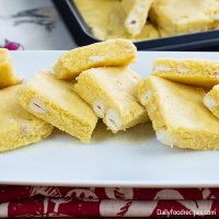 Sweet Semolina Bites with Condensed Milk – රුලං අලුවා ටින් කිරි වලින්