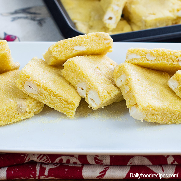 Sweet Semolina Bites with Condensed Milk - රුලං අලුවා ටින් කිරි වලින්